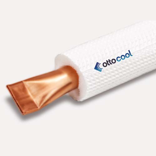 Tubo di rame isolato bianco in PE